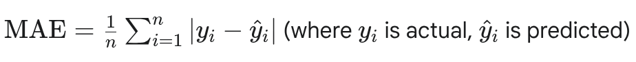 Mean Absolute Error Formula Data Science