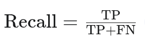 Recall Formula Data Science
