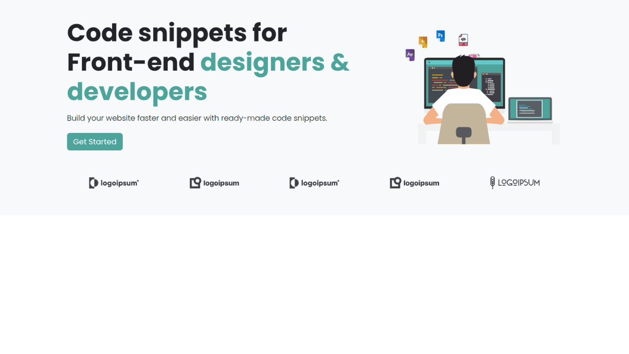 DocsAllOver - Bootstrap 5 Hero Section with Lottie Animation Integration