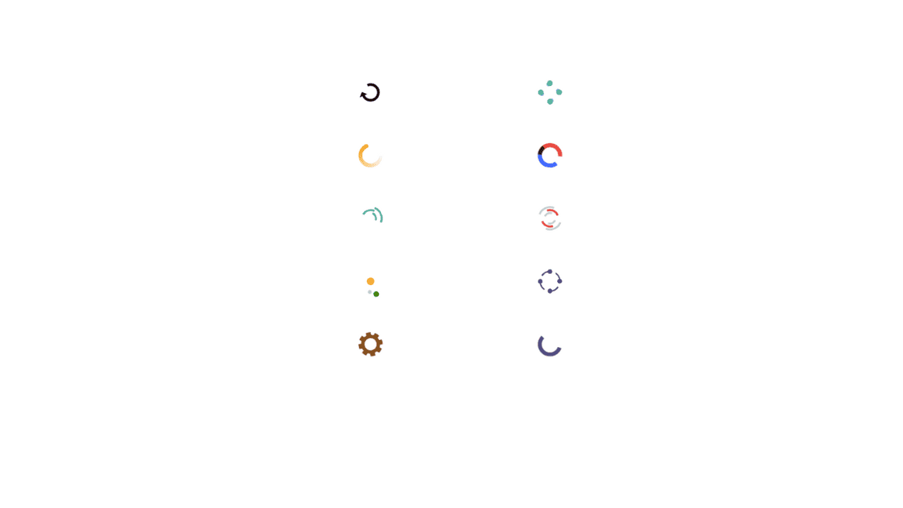 DocsAllOver - Modern CSS Only Loading Spinners Collection