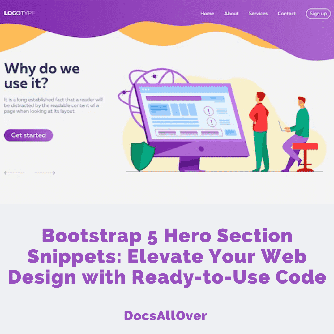 DocsAllOver - Bootstrap 5 Hero Section Snippets: Elevate Web Design with Ready-to-Use Code
