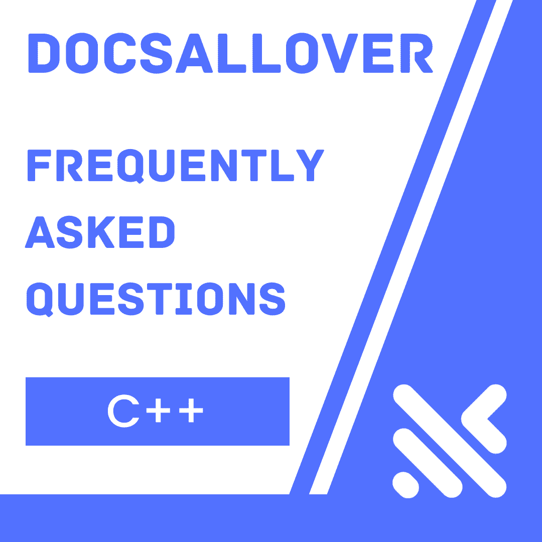 DocsAllOver - C++ FAQS