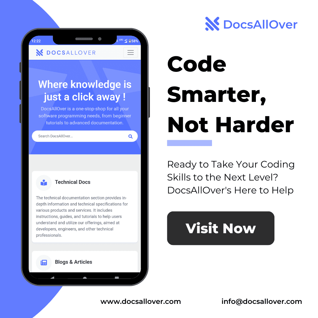 Docsallover - Your One Stop Shop For Programming Docs