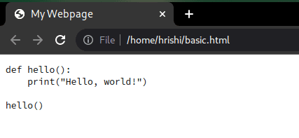 docsallover technical docs html pre tag