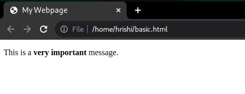 docsallover - html technical docs - strong tag